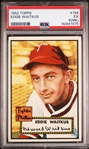 1952 Topps #158 Eddie Waitkus - PSA 5(MK)(EX)